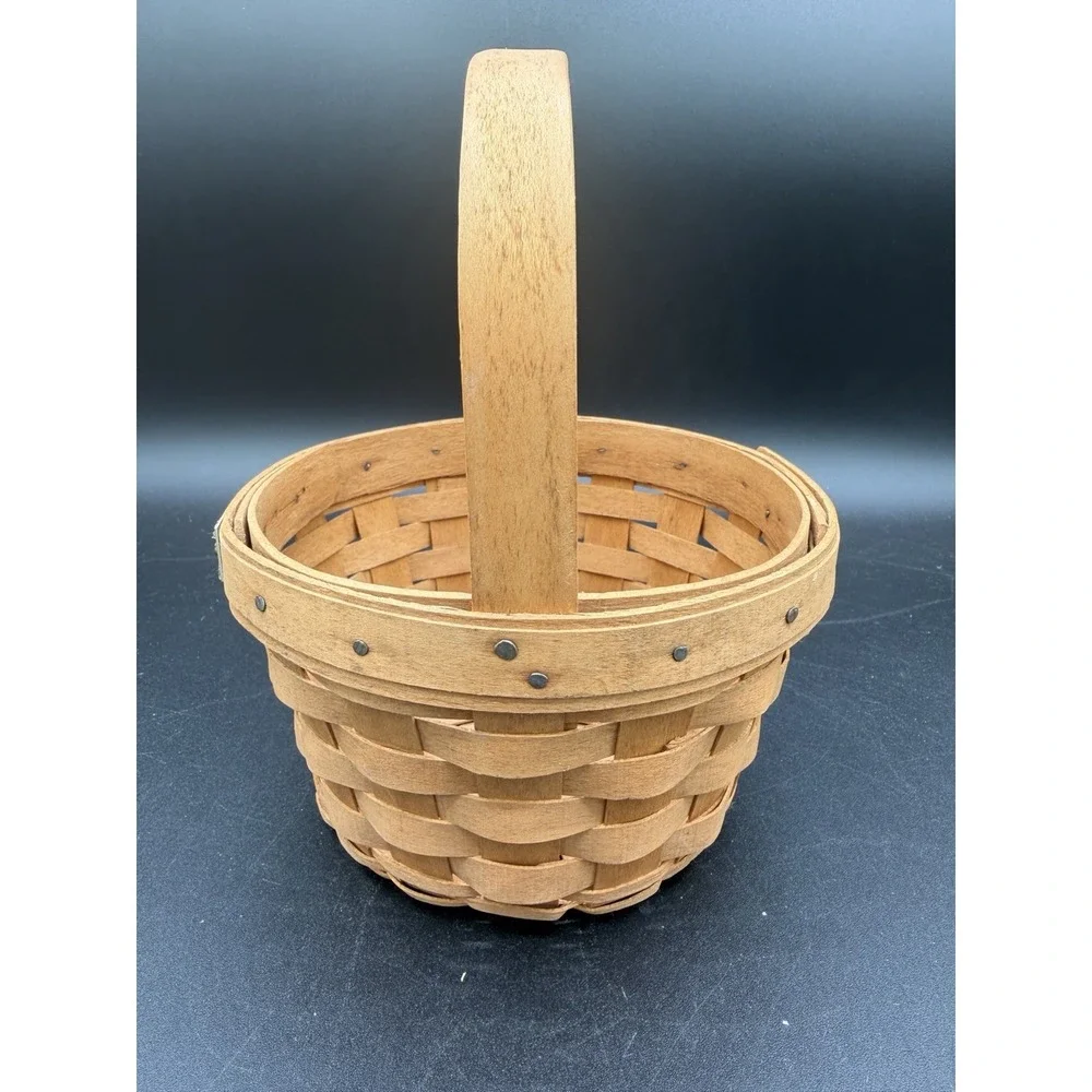 Longaberger 1992 Discovery Basket 🧺🔍 Handwoven Maple • Retired Collectible